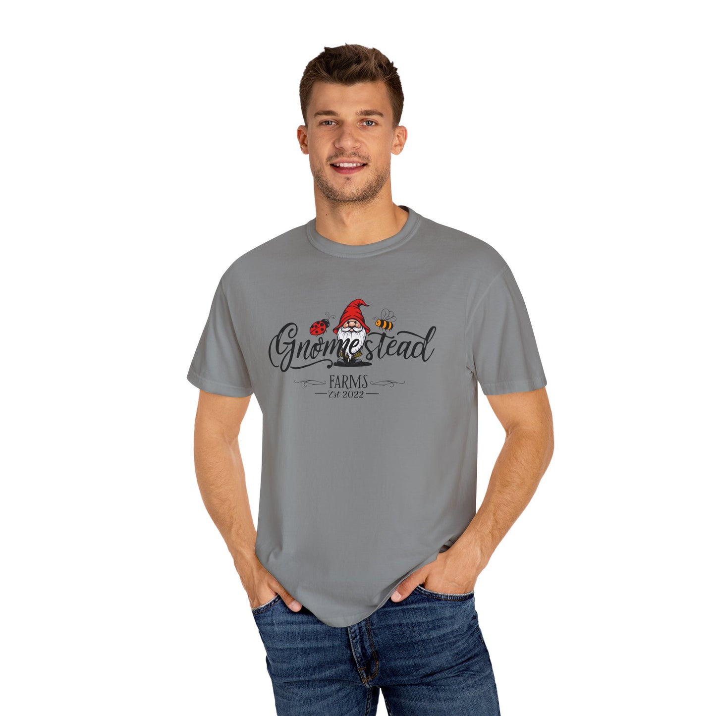 Gnomestead Farms Unisex T-Shirt | Cute Tee for Nature and Gardening Fans