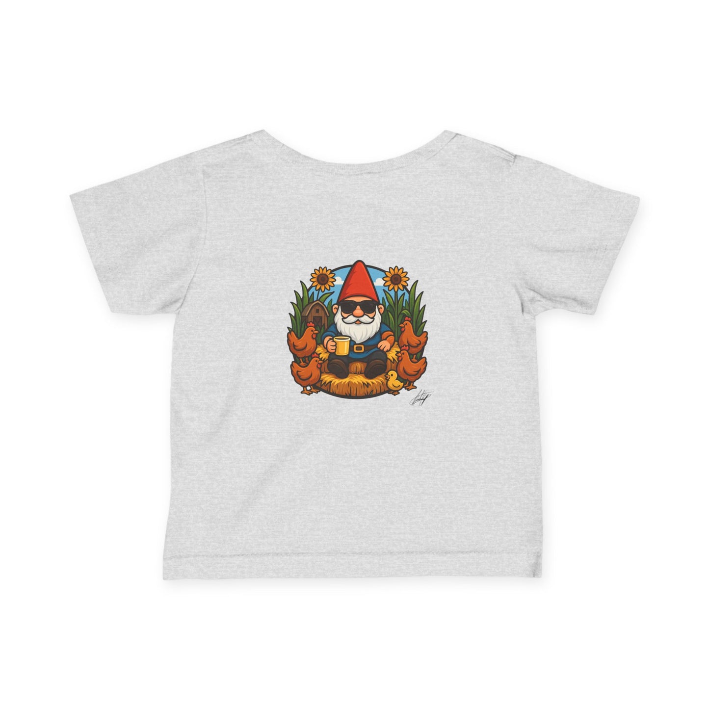 Gnomestead Farms Toddler Tee - Whimsical Gnome for Little Farmers