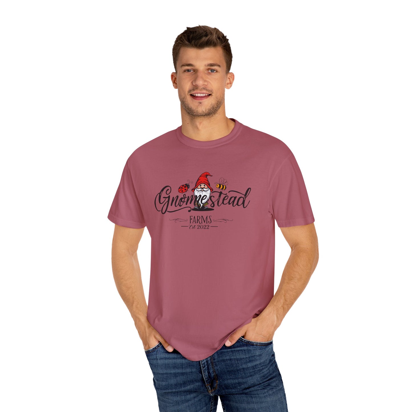 Gnomestead Farms Unisex T-Shirt | Cute Tee for Nature and Gardening Fans