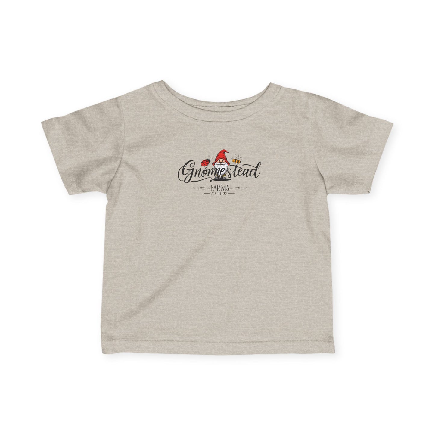 Gnomestead Farms Toddler Tee - Whimsical Gnome for Little Farmers