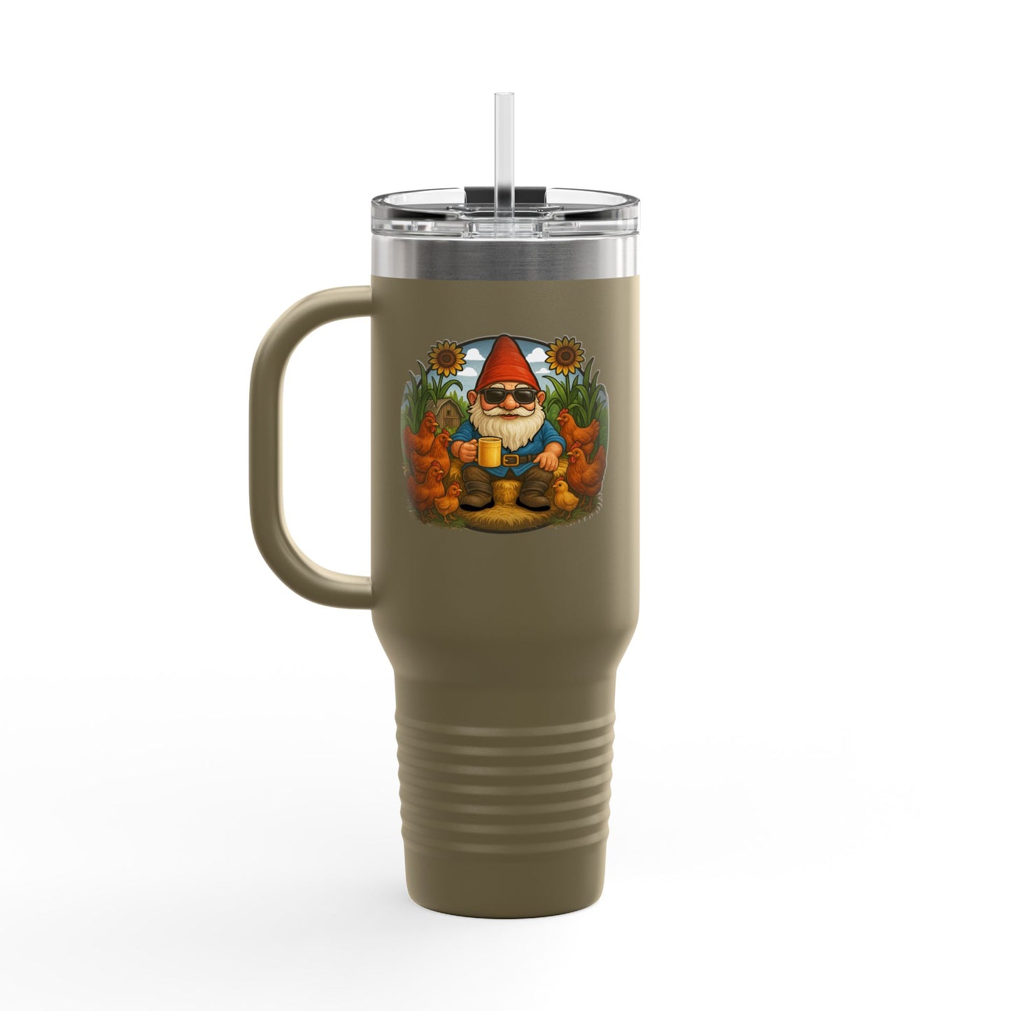 Gnomestead Farms 40oz Insulated Travel Mug | Perfect for Outdoor Adventures & Daily Use