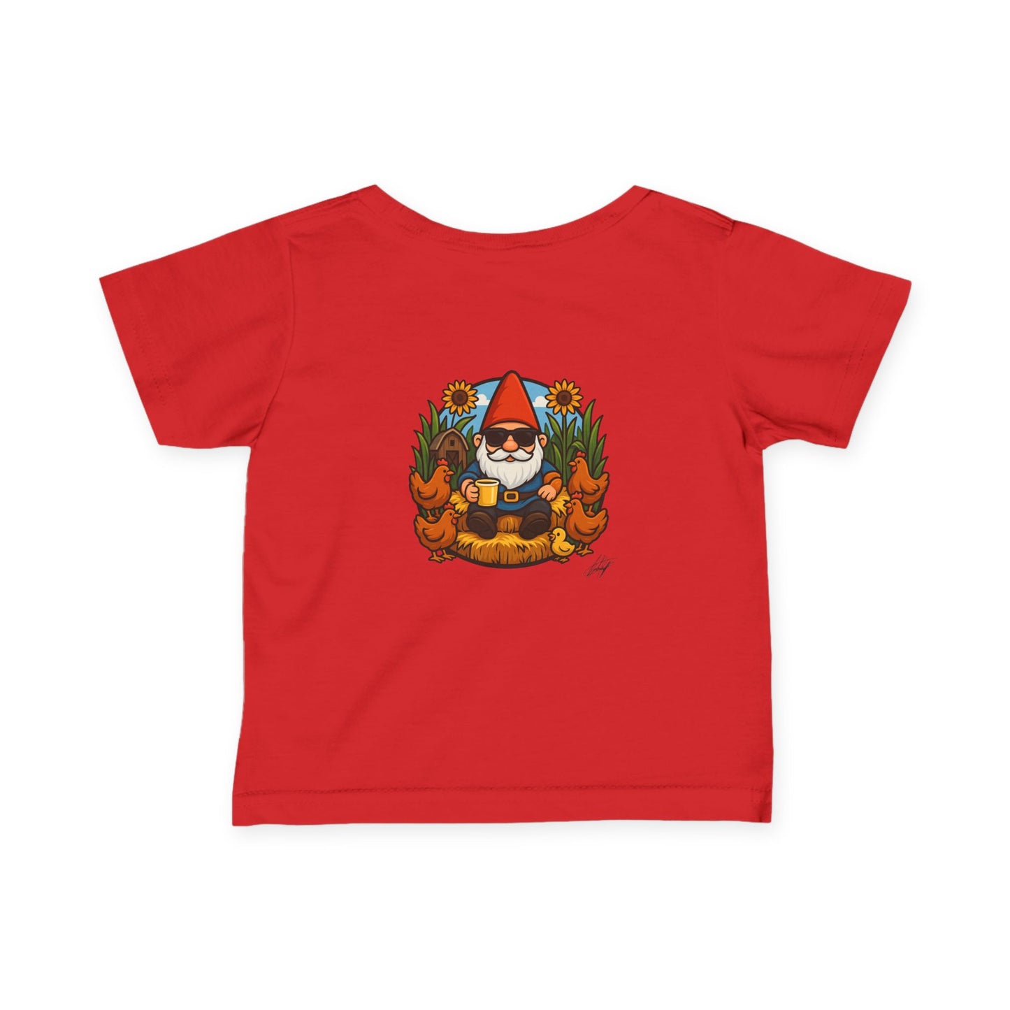 Gnomestead Farms Toddler Tee - Whimsical Gnome for Little Farmers