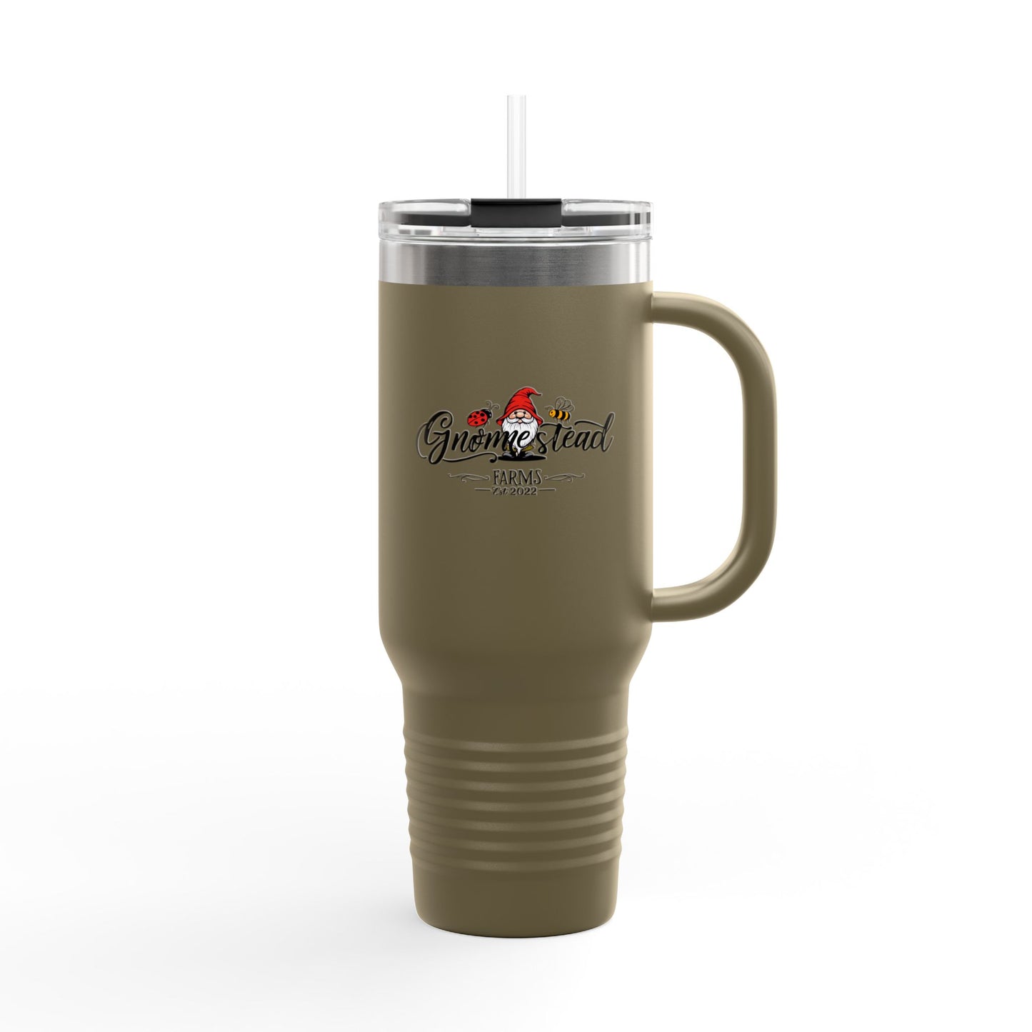 Gnomestead Farms 40oz Insulated Travel Mug | Perfect for Outdoor Adventures & Daily Use