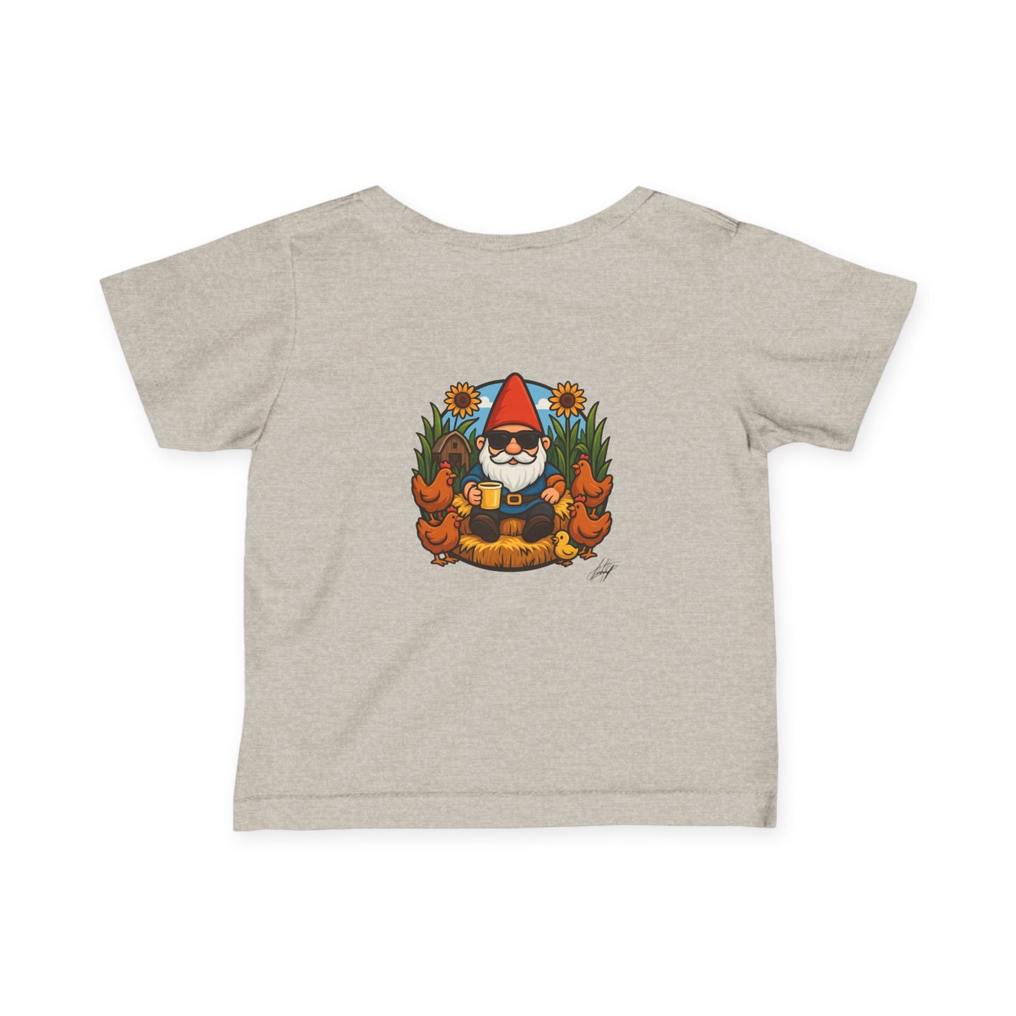 Gnomestead Farms Toddler Tee - Whimsical Gnome for Little Farmers