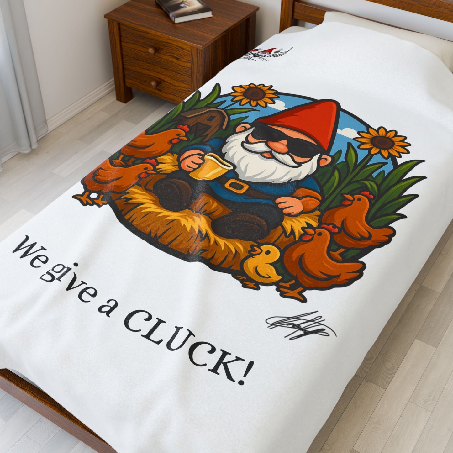 Snuggle Up with Farmyard Friends: Velveteen Plush Blanket