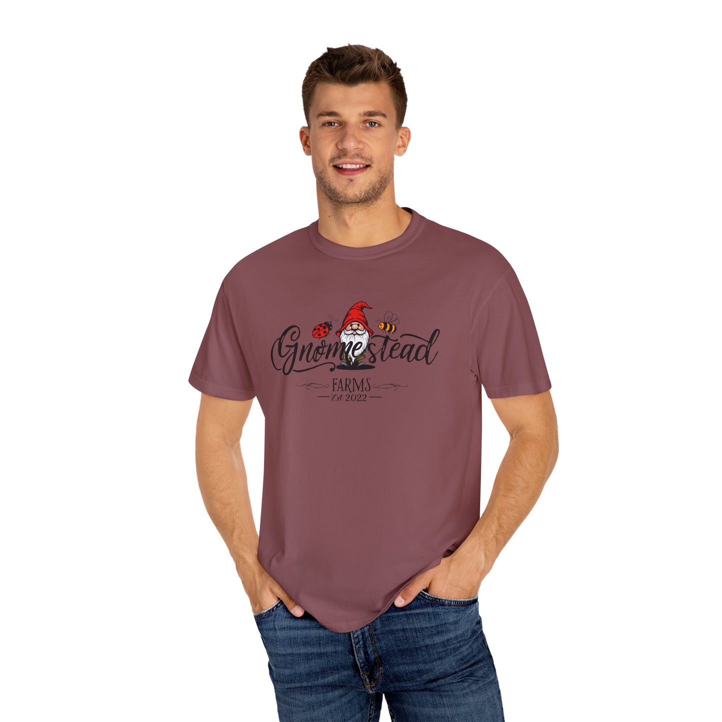 Gnomestead Farms Unisex T-Shirt | Cute Tee for Nature and Gardening Fans