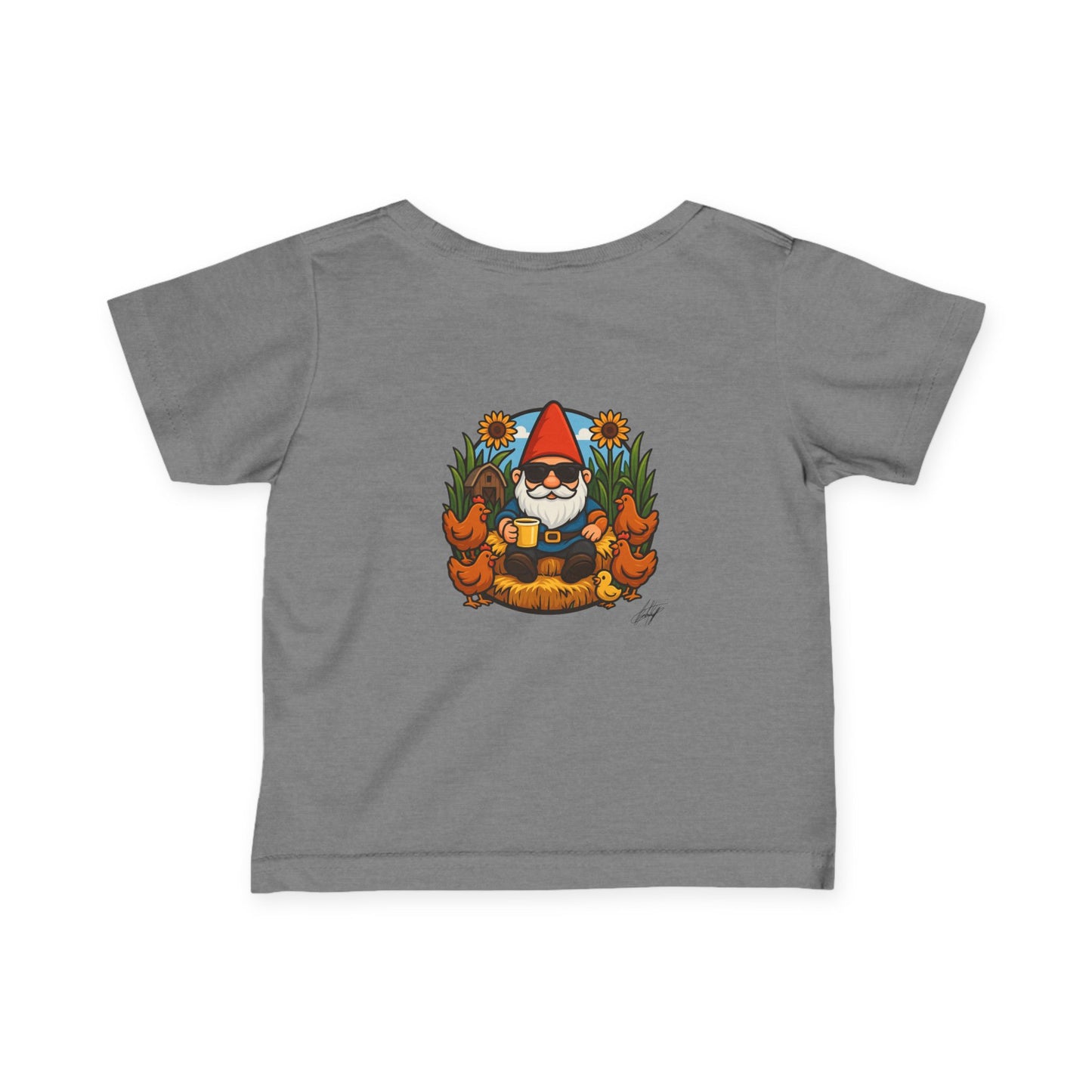 Gnomestead Farms Toddler Tee - Whimsical Gnome for Little Farmers