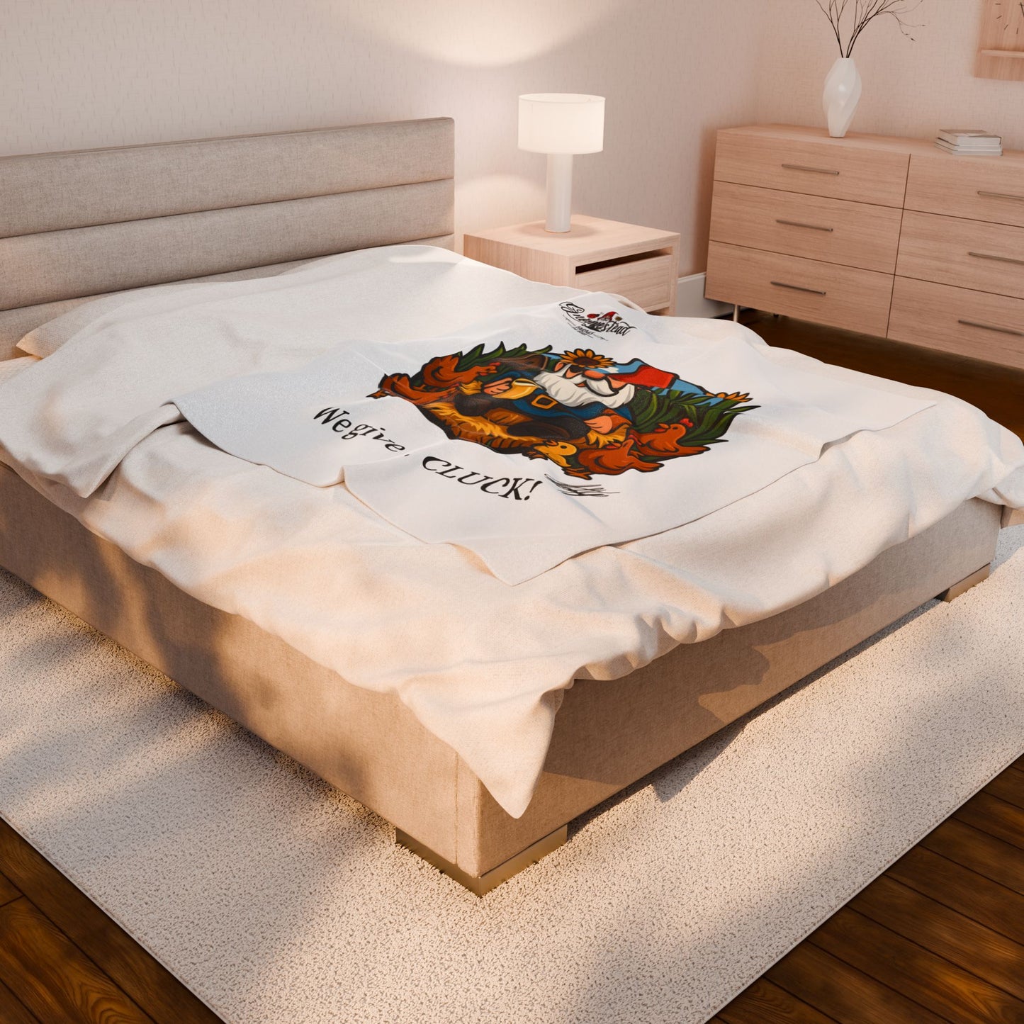 Snuggle Up with Farmyard Friends: Velveteen Plush Blanket