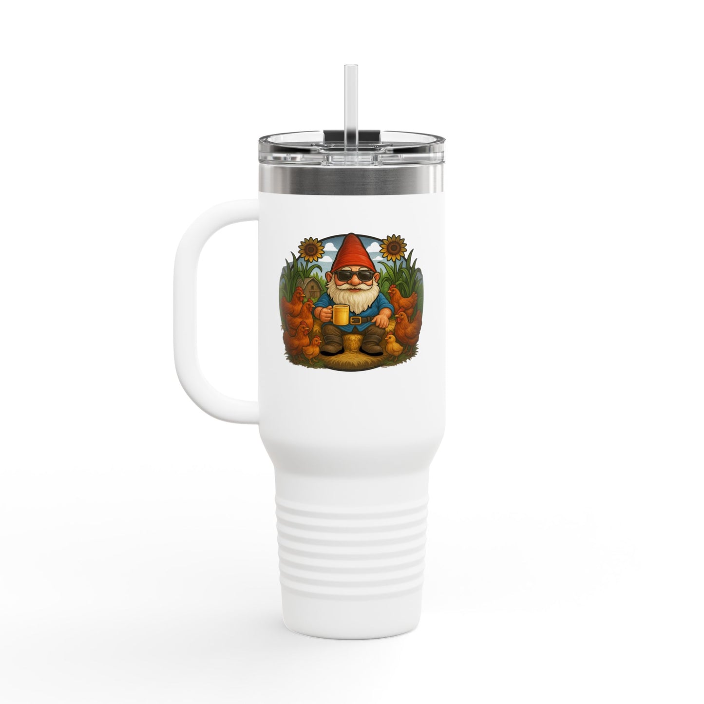Gnomestead Farms 40oz Insulated Travel Mug | Perfect for Outdoor Adventures & Daily Use