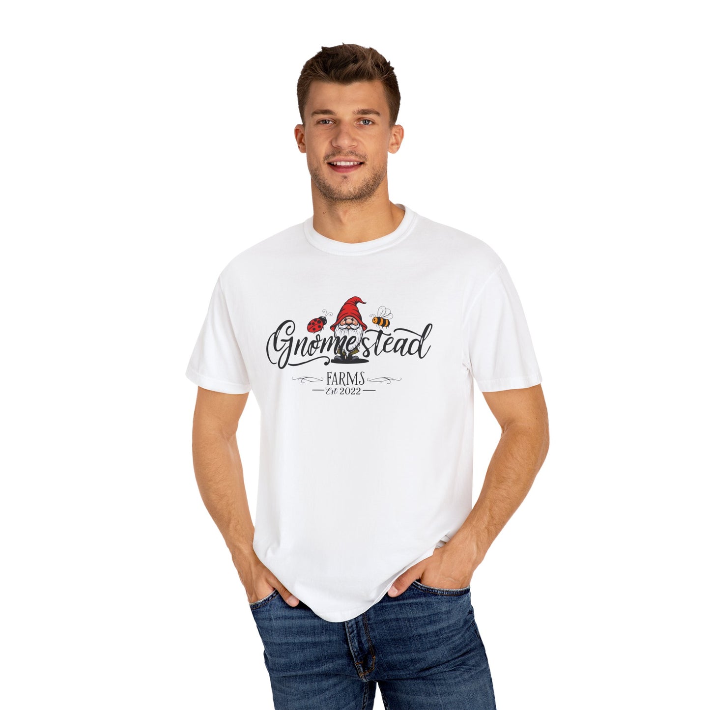 Gnomestead Farms Unisex T-Shirt | Cute Tee for Nature and Gardening Fans