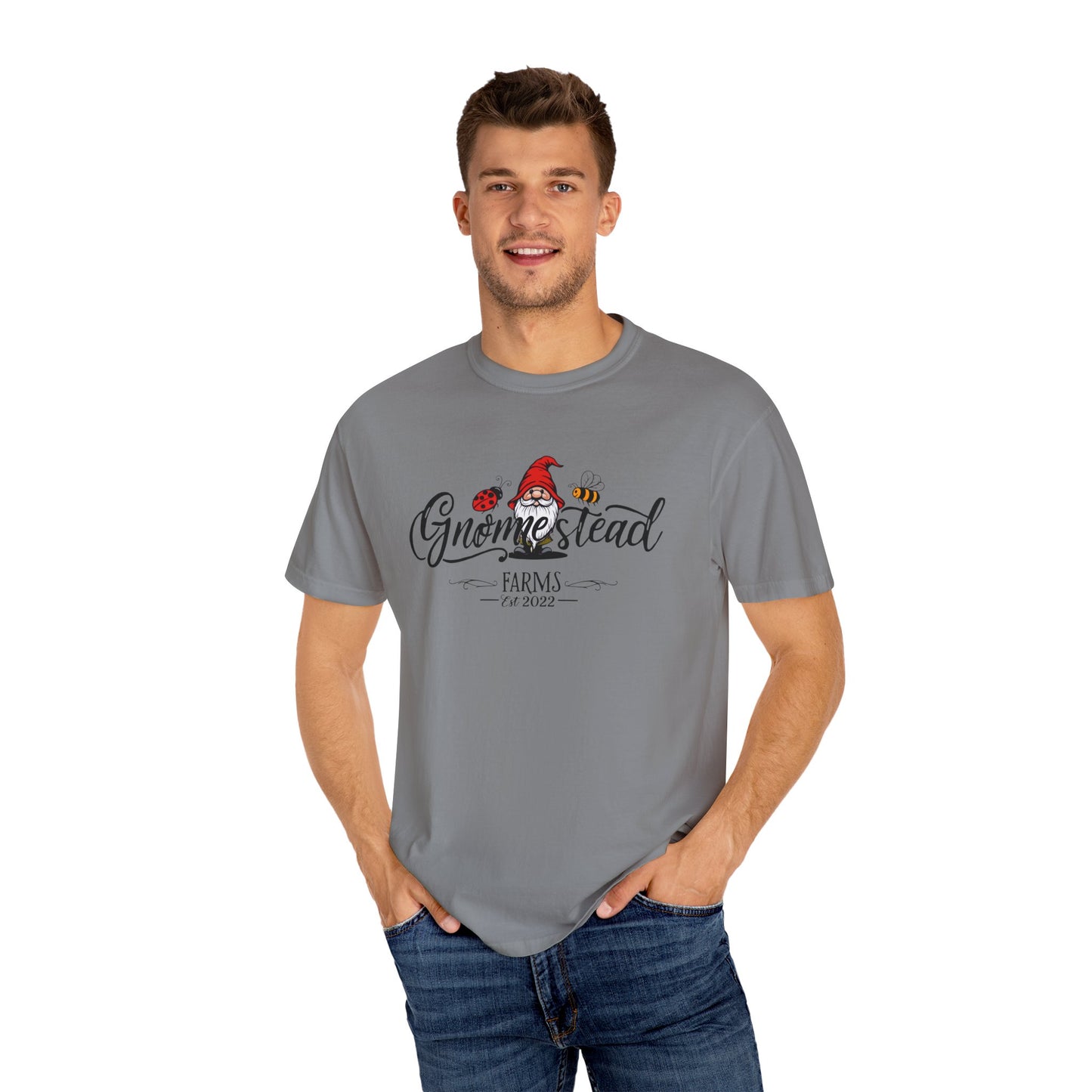 Gnomestead Farms Unisex T-Shirt | Cute Tee for Nature and Gardening Fans