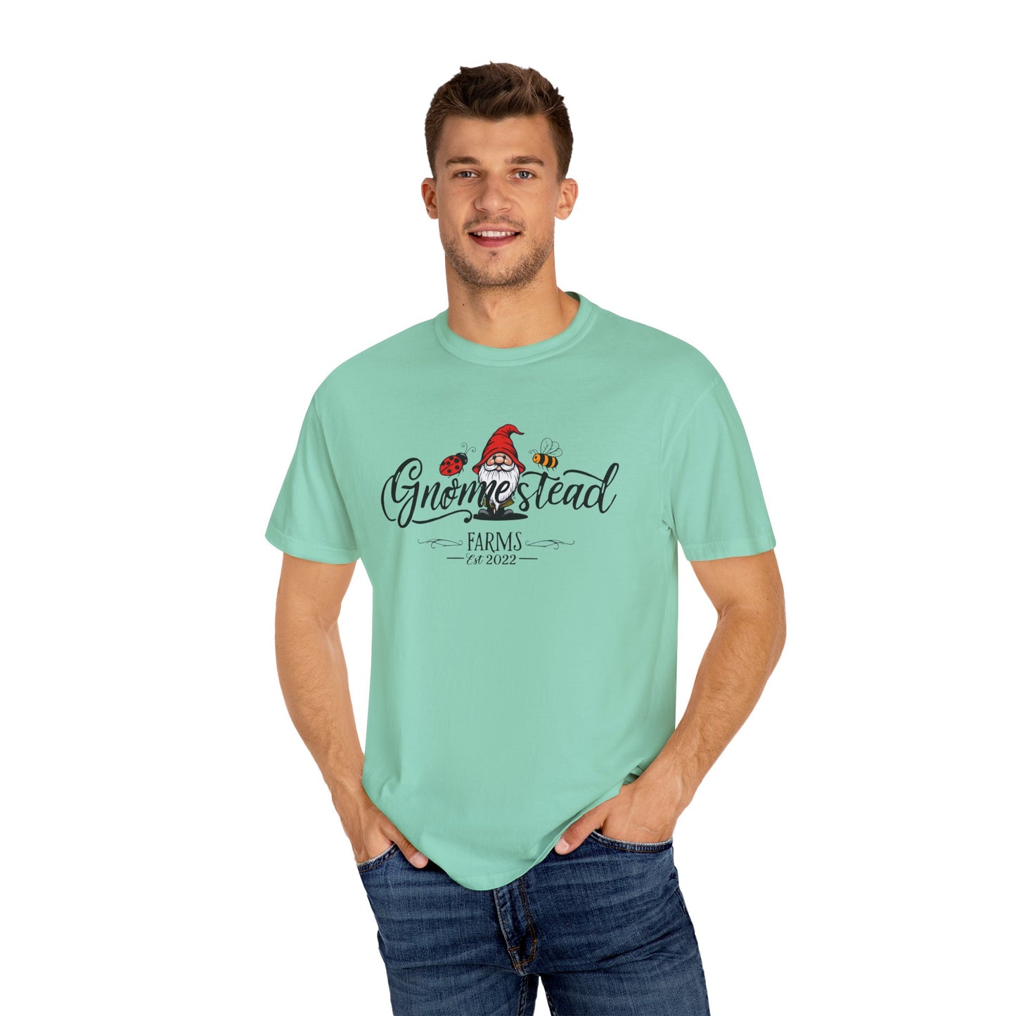 Gnomestead Farms Unisex T-Shirt | Cute Tee for Nature and Gardening Fans